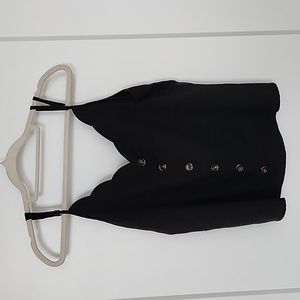 Shein Black Scalloped Tank (size M)
